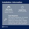 imageElectrolux 134616100 Door Boot Seal Bellows Kit for Washing Machines Gray