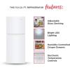 imageFrigidaire 116 Cu Ft Compact ADA Top Freezer Refrigerator in White with Electronic Control Panel Reversible Door Swing ENERGY STARWhite
