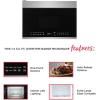 imageFrigidaire 14 Cu Ft Compact OvertheRange Microwave in Stainless Steel with Automatic Sensor CookingStainless Steel