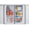 imageFrigidaire 174 Cu Ft 4 Door Refrigerator in Brushed Steel with Adjustable Freezer StorageNew Model