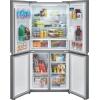 imageFrigidaire 174 Cu Ft 4 Door Refrigerator in Brushed Steel with Adjustable Freezer StorageNew Model