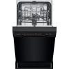 imageFrigidaire 18 in ADA Compact Front Control Dishwasher in Black with Dual Spray Arms 52 dBA includes roomofchoice deliveryBlack