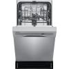 imageFrigidaire 18 in ADA Compact Front Control Dishwasher in Black with Dual Spray Arms 52 dBA includes roomofchoice deliverySilver