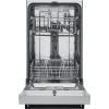 imageFrigidaire 18 in ADA Compact Front Control Dishwasher in Black with Dual Spray Arms 52 dBA includes roomofchoice deliverySilver