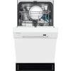 imageFrigidaire 18 in ADA Compact Front Control Dishwasher in Black with Dual Spray Arms 52 dBA includes roomofchoice deliveryWhite