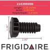 imageFrigidaire 216396900 Adjustable Foot Leveling Leg for Freezers Black