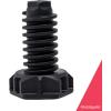 imageFrigidaire 216396900 Adjustable Foot Leveling Leg for Freezers Black