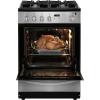 imageFrigidaire 24 in 19 Cu Ft Gas Range in White with Continuous Cast Iron Grates ADA CompliantStainless Steel