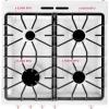imageFrigidaire 24 in 19 Cu Ft Gas Range in White with Continuous Cast Iron Grates ADA CompliantWhite