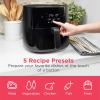 imageFrigidaire 5in1 Air Fryer Combo Oven with Viewing Window Large 126 QT Capacity Digital Display 5 Cooking Modes 7 Recipe Presets Automatic Shake Reminder PFASFree Cooking Surfaces Black31 Air Fryer