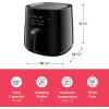 imageFrigidaire 5in1 Air Fryer Combo Oven with Viewing Window Large 126 QT Capacity Digital Display 5 Cooking Modes 7 Recipe Presets Automatic Shake Reminder PFASFree Cooking Surfaces Black31 Air Fryer