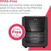 imageFrigidaire 5in1 Air Fryer Combo Oven with Viewing Window Large 126 QT Capacity Digital Display 5 Cooking Modes 7 Recipe Presets Automatic Shake Reminder PFASFree Cooking Surfaces Black51 Air Fryer