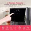 imageFrigidaire 5in1 Air Fryer Combo Oven with Viewing Window Large 126 QT Capacity Digital Display 5 Cooking Modes 7 Recipe Presets Automatic Shake Reminder PFASFree Cooking Surfaces Black51 Air Fryer