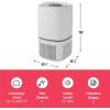 imageFrigidaire PureA300 XL HEPA Air Purifier with WiFi for Large Rooms Covers up to 1685 Sq Ft 3Stage Filtration Energy Star Certification Air Quality Monitoring Smart Mode Ultra Quiet White850 Square Feet