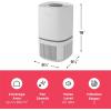 imageFrigidaire PureA300 XL HEPA Air Purifier with WiFi for Large Rooms Covers up to 1685 Sq Ft 3Stage Filtration Energy Star Certification Air Quality Monitoring Smart Mode Ultra Quiet White850 Square Feet Wifi