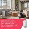imageFrigidaire PureA300 XL HEPA Air Purifier with WiFi for Large Rooms Covers up to 1685 Sq Ft 3Stage Filtration Energy Star Certification Air Quality Monitoring Smart Mode Ultra Quiet White1685 Square Feet Wifi