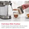imageFrigidaire Steam Espresso Maker Coffee Machine with Milk Frother ampamp Cup Warmer 20 Bar Pressure 34 oz Removable Water Tank Single or Double Shot Stainless Steel