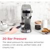 imageFrigidaire Steam Espresso Maker Coffee Machine with Milk Frother ampamp Cup Warmer 20 Bar Pressure 34 oz Removable Water Tank Single or Double Shot Stainless Steel