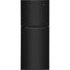 imageFrigidaire 101 Cu Ft Compact ADA Top Freezer Refrigerator in Brushed Steel with Electronic Control Panel Reversible Door Swing ENERGY STARBlack