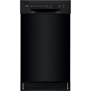 imageFrigidaire 18 in ADA Compact Front Control Dishwasher in Black with Dual Spray Arms 52 dBA includes roomofchoice deliveryBlack