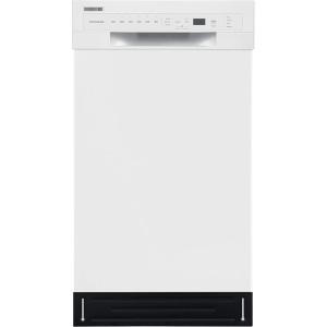 imageFrigidaire 18 in ADA Compact Front Control Dishwasher in Black with Dual Spray Arms 52 dBA includes roomofchoice deliveryWhite