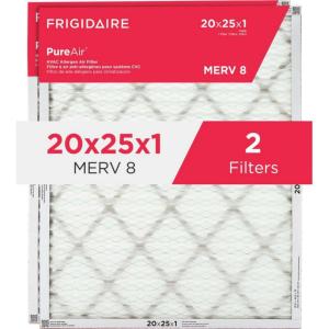 imageFrigidaire PureAir 20quot x 25quot x 1quot MERV Allergen 8 Air Filter  2 Pack20 x 25 x 1
