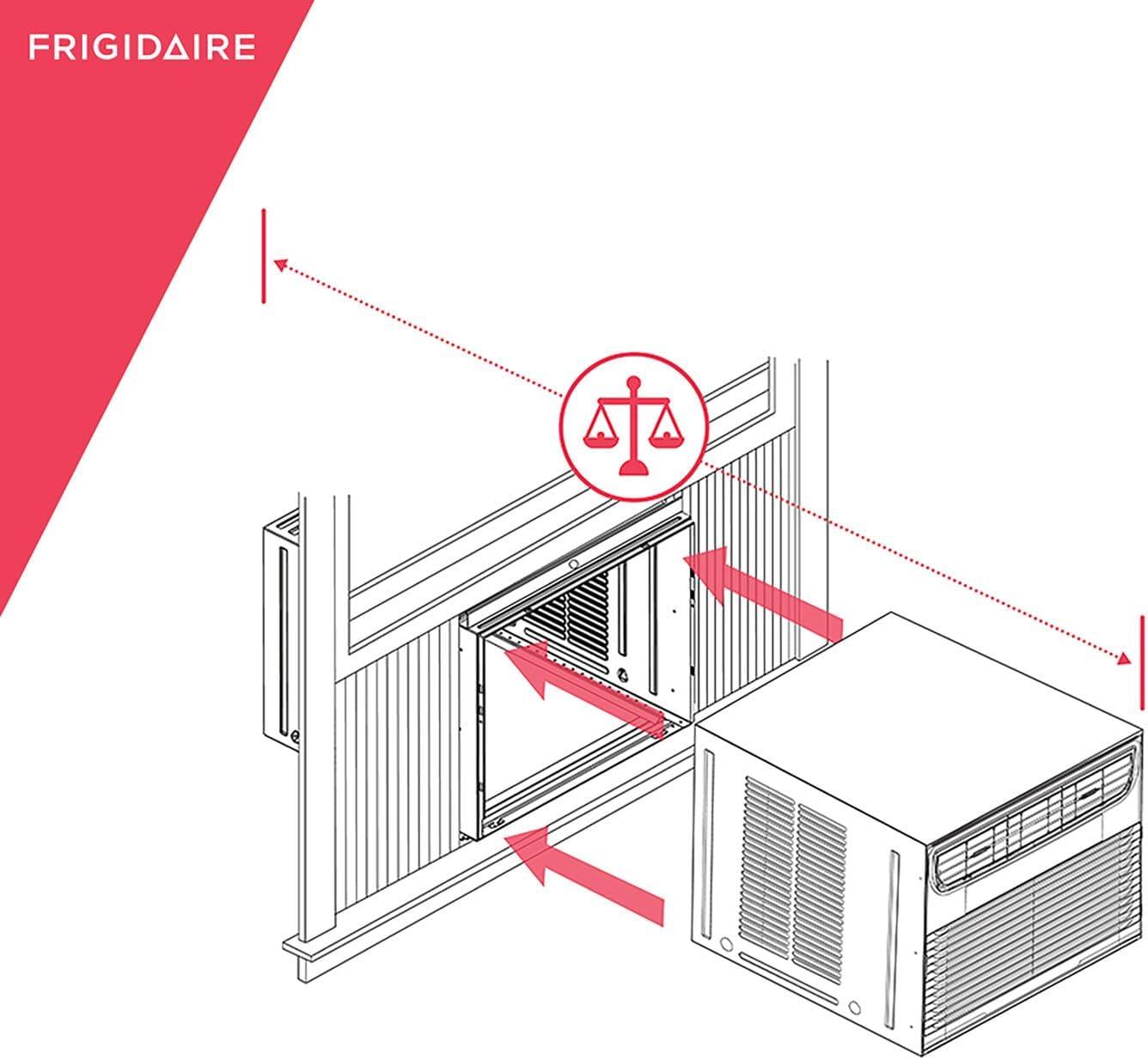 imageFrigidaire 8000 BTU Smart Inverter Window Air Conditioner with WiFi and Energy Star Certification Cools Up to 350 Sq Ft Ultra Quiet Operation White23000 BTU
