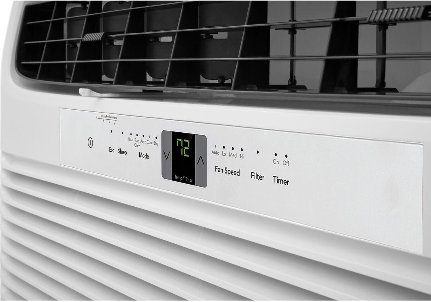 imageFrigidaire 8000 BTU Smart Inverter Window Air Conditioner with WiFi and Energy Star Certification Cools Up to 350 Sq Ft Ultra Quiet Operation White23000 BTU