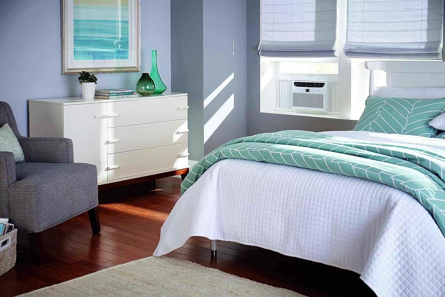 imageFrigidaire 8000 BTU Smart Inverter Window Air Conditioner with WiFi and Energy Star Certification Cools Up to 350 Sq Ft Ultra Quiet Operation White5000 BTU