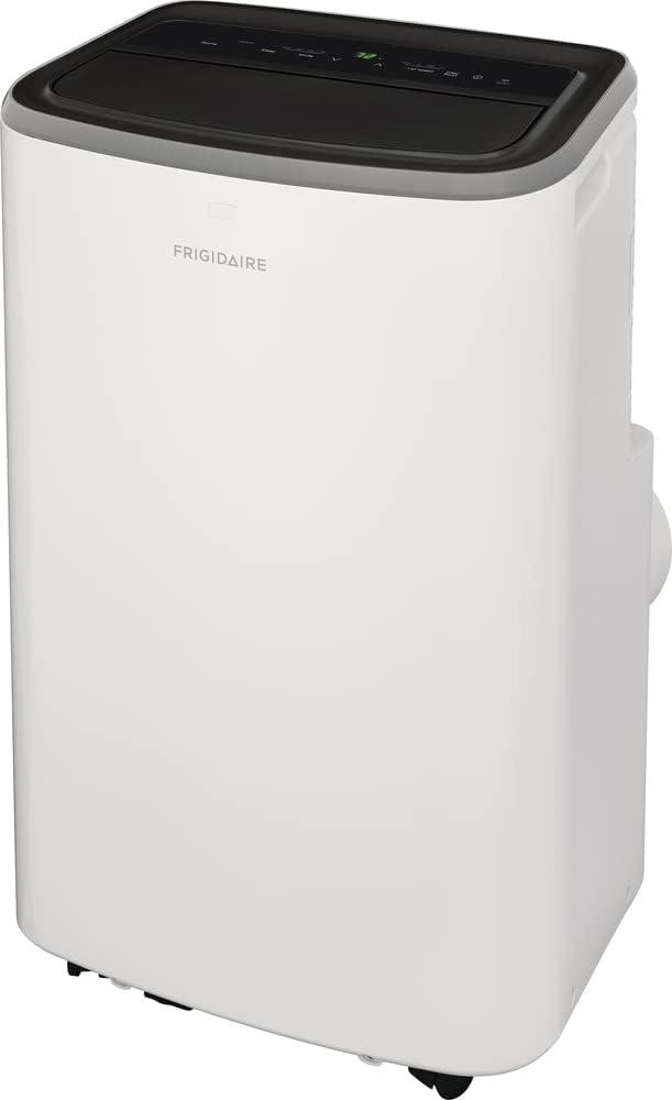 imageFrigidaire FHPW142AC1 Portable Air Conditioner 14K BTU ASHRAE  10K BTU DOE with MultiSpeed FanDehumidifier ModeBuiltin Air IonizerWashable FilterWorks with AlexaWiFi Connected in White
