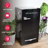 imageFRIGIDAIRE EFR376BLACK 31 Cu Ft Black Retro Bar Fridge with Side Bottle Opener