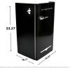 imageFRIGIDAIRE EFR376BLACK 31 Cu Ft Black Retro Bar Fridge with Side Bottle Opener