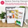 imageFRIGIDAIRE EFR376BLACK 31 Cu Ft Black Retro Bar Fridge with Side Bottle Opener