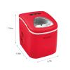 imageFRIGIDAIRE Portable Compact Ice Maker Counter Top Ice Making Machine 26lb per day WhiteRed