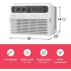 imageFrigidaire 10000 BTU Smart Window Air Conditioner with WiFi Cools Up to 450 Sq Ft Remote Control Quiet Operation Eco Mode 3 Fan Speeds WhiteNew 2024 14 000 BTU