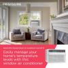 imageFrigidaire 18000 BTU Smart Window Air Conditioner with WiFi Cools Up to 1020 Sq Ft Remote Control Quiet Operation Eco Mode 3 Fan Speeds White