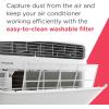 imageFrigidaire 18000 BTU Smart Window Air Conditioner with WiFi Cools Up to 1020 Sq Ft Remote Control Quiet Operation Eco Mode 3 Fan Speeds White