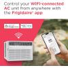imageFrigidaire 18000 BTU Smart Window Air Conditioner with WiFi Cools Up to 1020 Sq Ft Remote Control Quiet Operation Eco Mode 3 Fan Speeds White