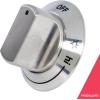imageFrigidaire 318242275 Stovetop Burner Knob for Gas Ranges and Stoves Chrome