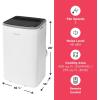 imageFrigidaire 3in1 Portable Room Air Conditioner 10000 BTU ASHRAE  6500 BTU DOE Cools Up to 450 Sq Ft Quiet Operation Dehumidifying Dry Mode White
