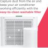 imageFrigidaire 3in1 Smart Portable Room Air Conditioner with WiFi 14000 BTU ASHRAE  10000 BTU DOE Cools Up to 700 Sq Ft Quiet Operation White