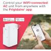 imageFrigidaire 3in1 Smart Portable Room Air Conditioner with WiFi 14000 BTU ASHRAE  10000 BTU DOE Cools Up to 700 Sq Ft Quiet Operation White