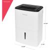 imageFrigidaire 50Pint Portable Dehumidifier for Basement Home and Attic 115V Quiet Moisture Absorber for Humidity Control with Auto ShutOff and Removable Water BucketContinuous Drain Option White50 Pints