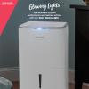imageFrigidaire 50Pint Portable Dehumidifier for Basement Home and Attic 115V Quiet Moisture Absorber for Humidity Control with Auto ShutOff and Removable Water BucketContinuous Drain Option White50 Pints