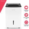 imageFrigidaire 50Pint Portable Dehumidifier for Basement Home and Attic 115V Quiet Moisture Absorber for Humidity Control with Auto ShutOff and Removable Water BucketContinuous Drain Option White50 Pints