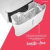 imageFrigidaire 50Pint Portable Dehumidifier for Basement Home and Attic 115V Quiet Moisture Absorber for Humidity Control with Auto ShutOff and Removable Water BucketContinuous Drain Option White50 Pints
