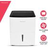 imageFrigidaire 50Pint Portable Dehumidifier for Basement Home and Attic 115V Quiet Moisture Absorber for Humidity Control with Auto ShutOff and Removable Water BucketContinuous Drain Option White35 PINT
