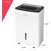 imageFrigidaire 50Pint Portable Dehumidifier for Basement Home and Attic 115V Quiet Moisture Absorber for Humidity Control with Auto ShutOff and Removable Water BucketContinuous Drain Option White50 Pints