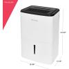 imageFrigidaire 50Pint Portable Dehumidifier for Basement Home and Attic 115V Quiet Moisture Absorber for Humidity Control with Auto ShutOff and Removable Water BucketContinuous Drain Option White35 PINT