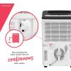 imageFrigidaire 50Pint Portable Dehumidifier for Basement Home and Attic 115V Quiet Moisture Absorber for Humidity Control with Auto ShutOff and Removable Water BucketContinuous Drain Option White50 Pints